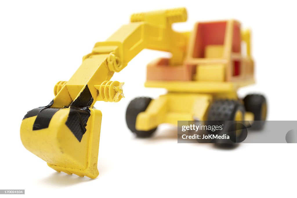 Run-down Toy Excavator
