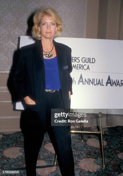 Actress Meredith Baxter attends the 40th Annual Writers Guild of America Awards on March 18, 1988 at the Beverly Hilton Hotel in Beverly Hills,...