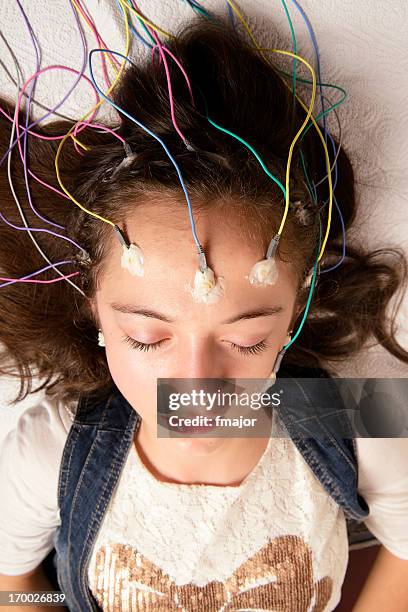 electroencephalography - neuroscience stock pictures, royalty-free photos & images