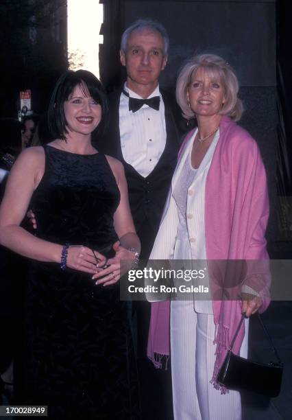 Actress Tina Yothers, actor Michael Gross and actress Meredith Baxter attend NBC's 75th Anniversary Special on May 5, 2002 at Rockefeller Center in...