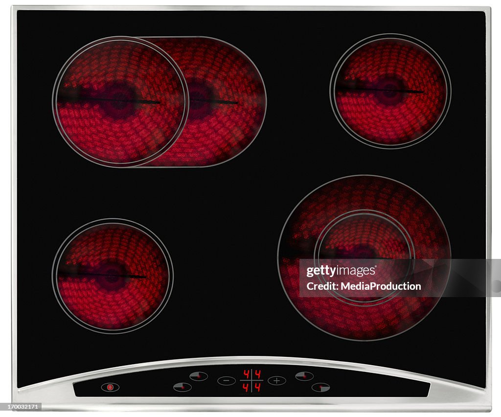 Hot electric hob