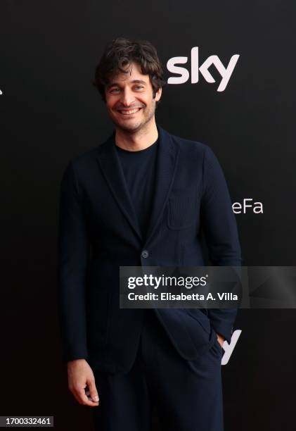 Lino Guanciale attends the photocall of "Un'estate fa" Sky Tv Series at Cinema Troisi on September 25, 2023 in Rome, Italy.