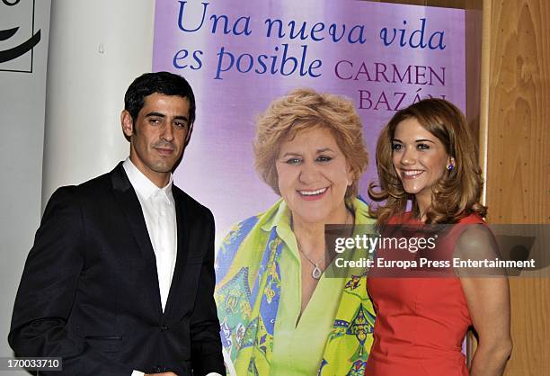 Victor Janeiro and Beatriz Trapote present her book 'Una Nueva Vida Es Posible' at Casa del Libro on June 5, 2013 in Madrid, Spain.