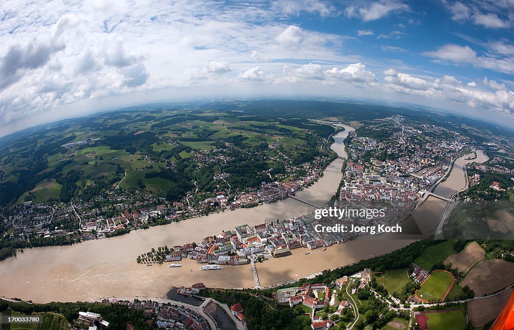 Floods Hit Germany: Danube and Inn