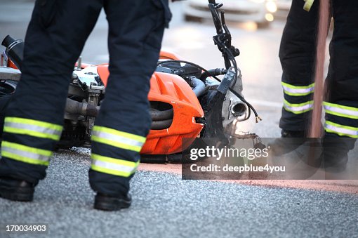 Motorcycle accident - Motorradunfall Motorcycle accident - Motorradunfall