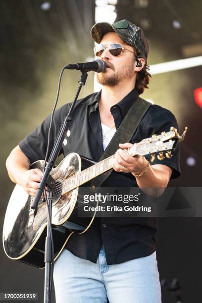 Luke Grimes performs during Pilgrimage Music & Cultural Festival at The Park at Harlinsdale Farm on September 24, 2023 in Franklin, Tennessee.