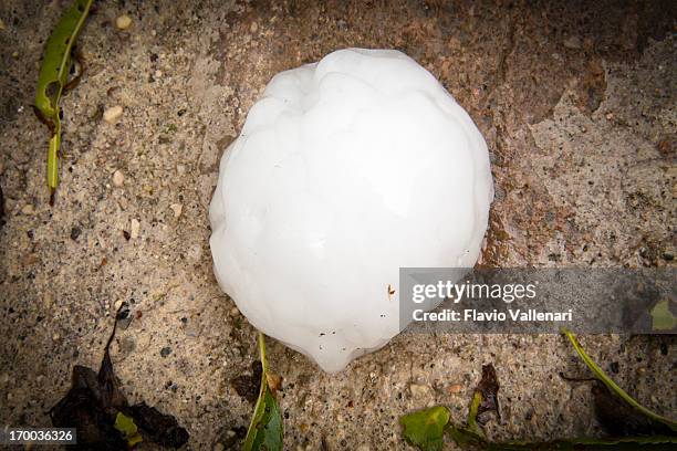large hailstone - hailstone stock pictures, royalty-free photos & images