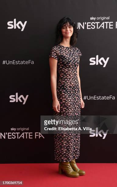 Martina Gatti attends the photocall of "Un'estate fa" Sky Tv Series at Cinema Troisi on September 25, 2023 in Rome, Italy.