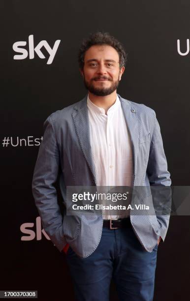 Alessio Praticò attends the photocall of "Un'estate fa" Sky Tv Series at Cinema Troisi on September 25, 2023 in Rome, Italy.