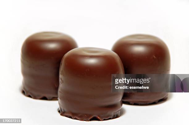 mallomars - chocolate dipped stock pictures, royalty-free photos & images
