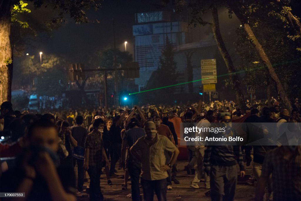 Tensions Grow As Demonstrations Against The Government Continue In Istanbul