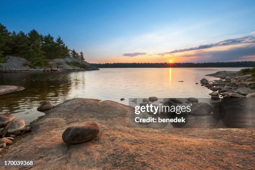 Sunset Lake Landscape Sunset Lake Landscape