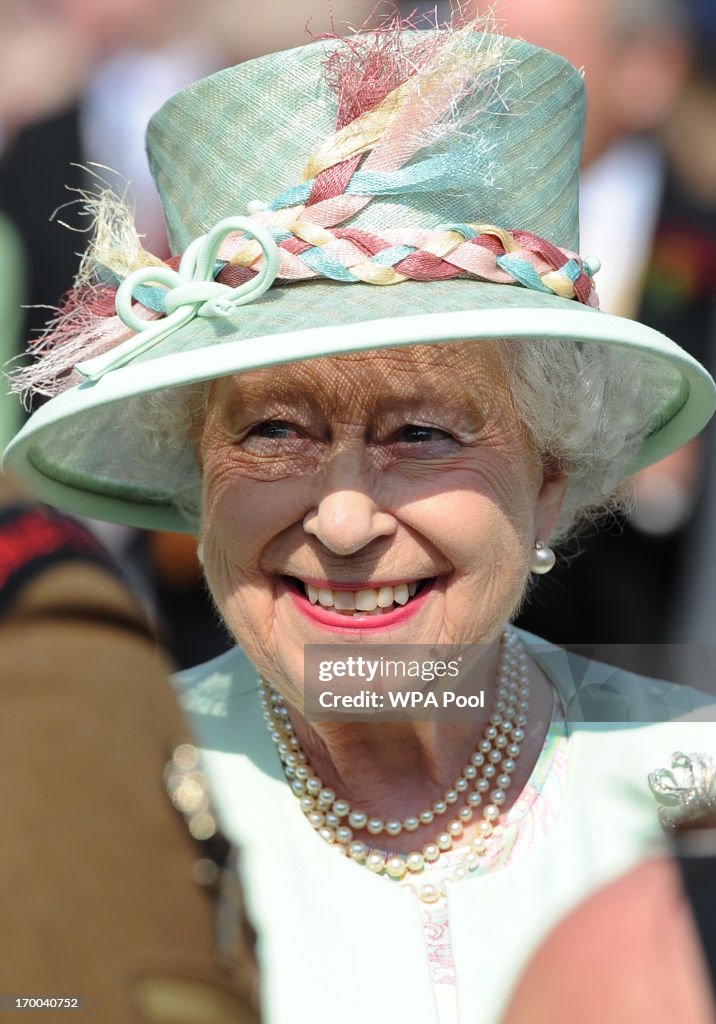 Queen Elizabeth II Hosts Garden Party At Buckingham Palace