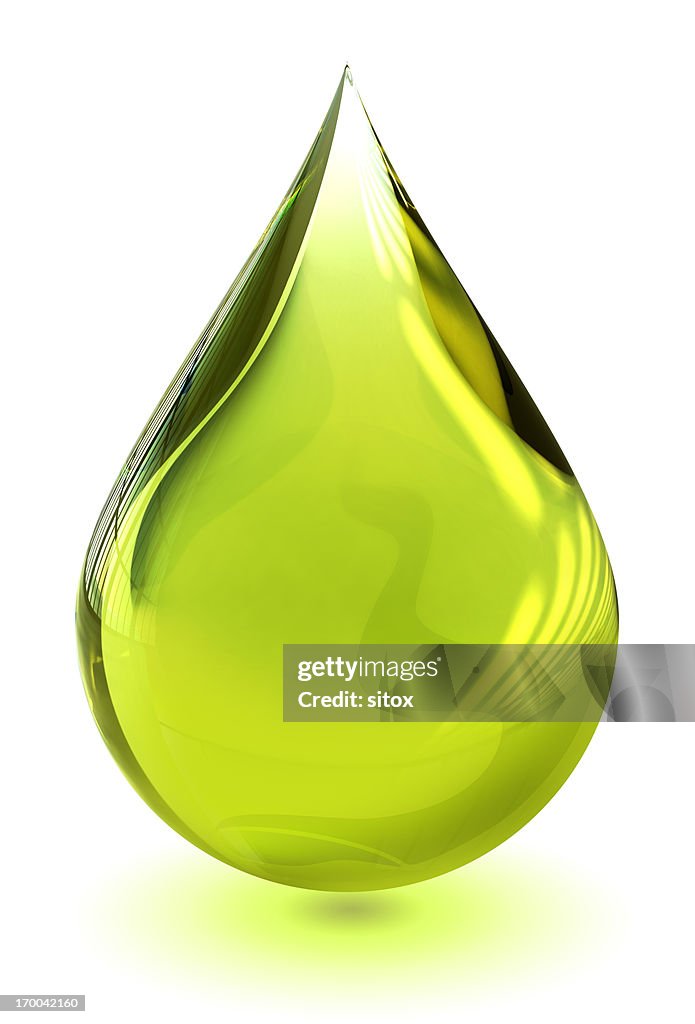 Oil drop (with clipping path)