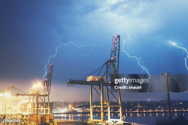 relâmpago greve - lightning strike imagens e fotografias de stock