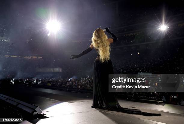 Beyoncé performs onstage during the "RENAISSANCE WORLD TOUR" at NRG Stadium on September 24, 2023 in Houston, Texas.