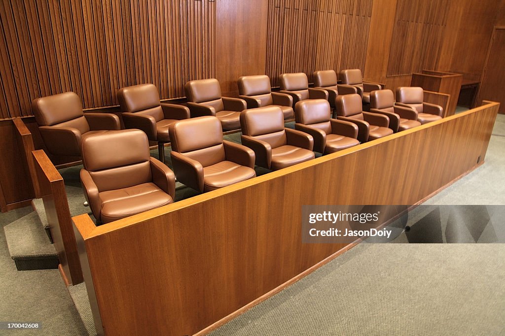 Courtroom Jury Box