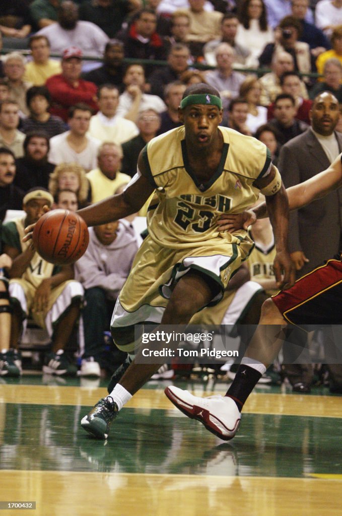 Lebron James drives