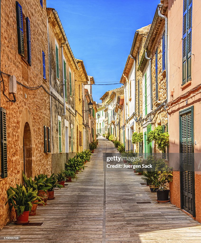 Street in Alcudia (Mallorca)