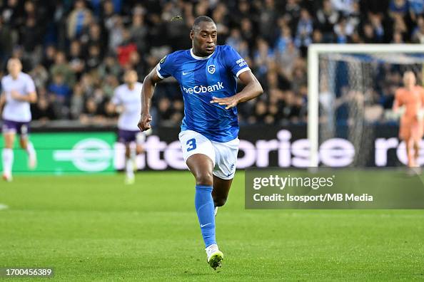 Sadick Mujaid Sadick of Genk during a football game between KRC Genk and ACF ...