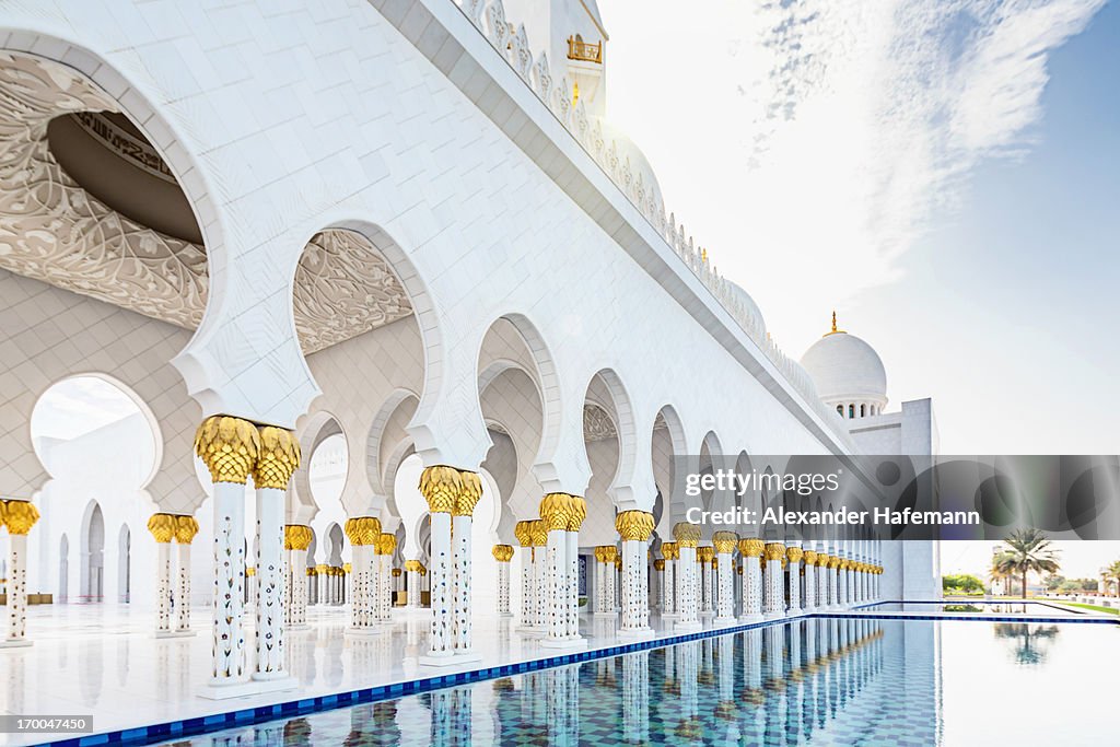 Arabian Architecture Abu Dhabi Mosque