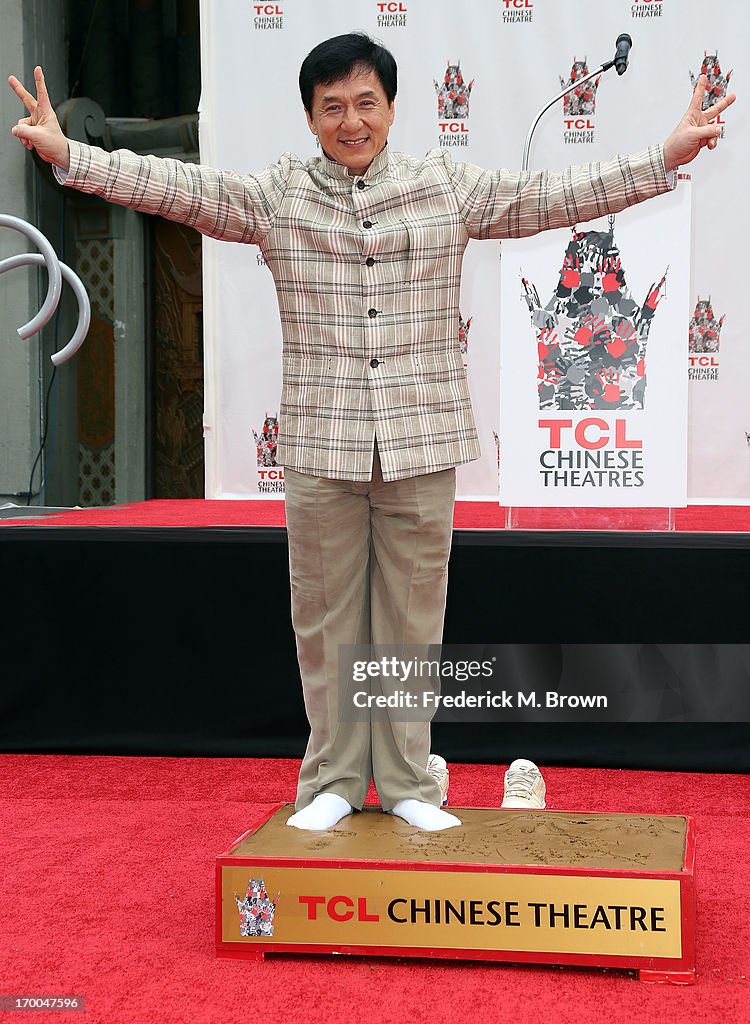 Jackie Chan Hand And Footprint Ceremony