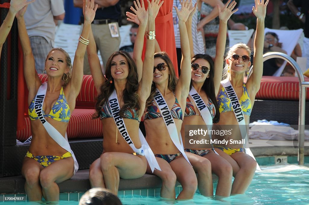 2013 Miss USA GO Pool Paddle Board Race