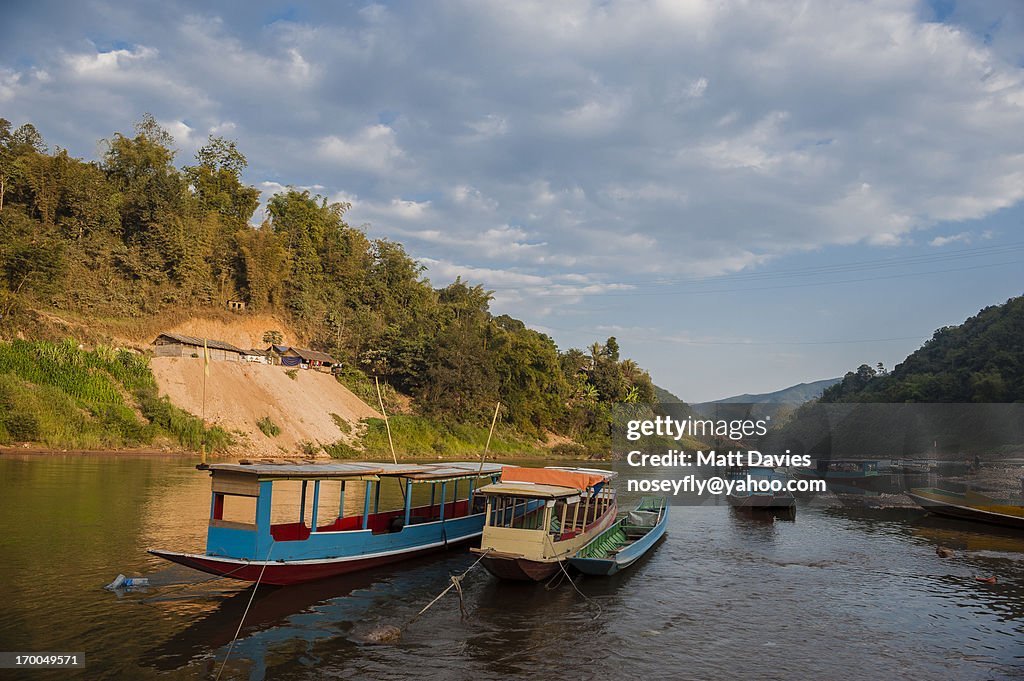 The Boat Landing. Muang Khua. Laos