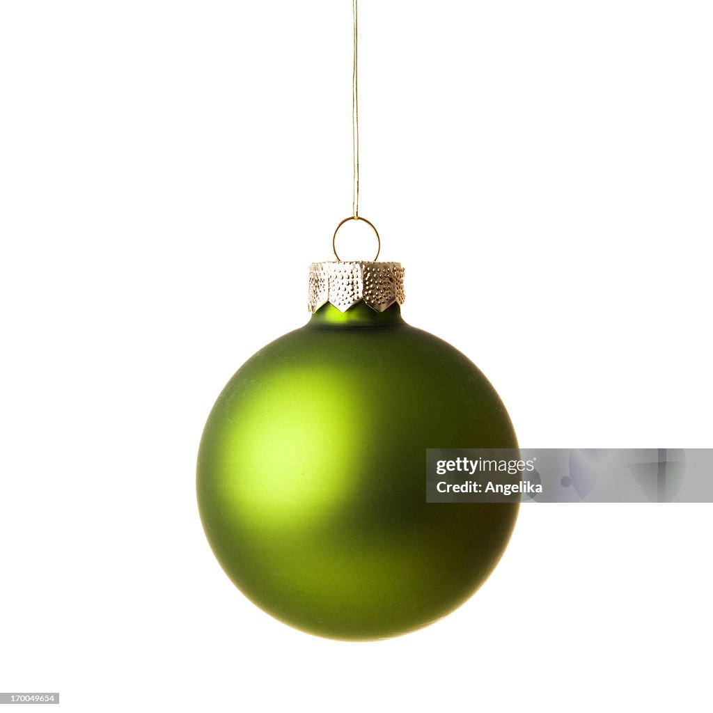 Christmas ball, isoliert auf weiss