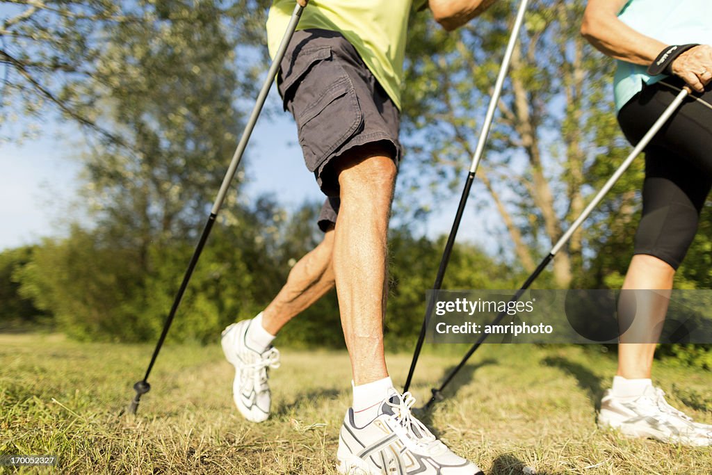 Nordic walking detail