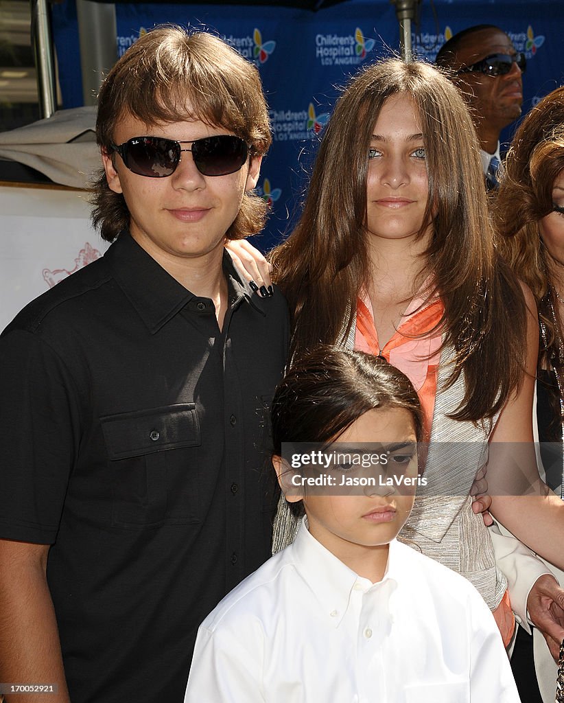 Jackson Family Donation Event For Children's Hospital Los Angeles