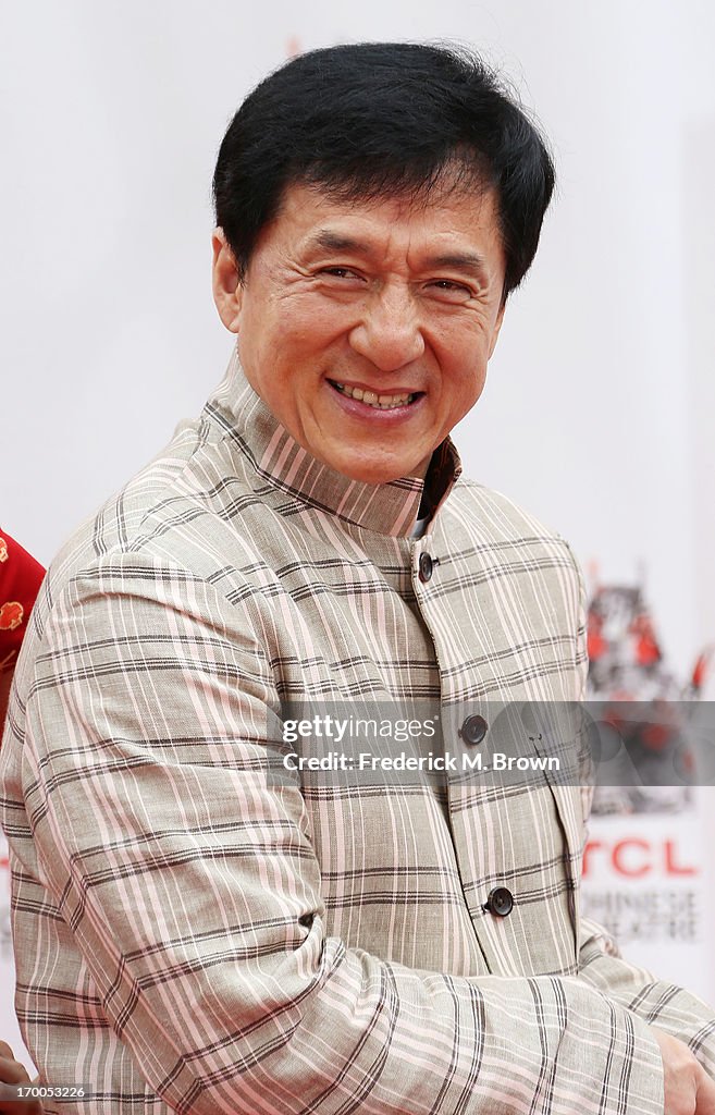 Jackie Chan Hand And Footprint Ceremony