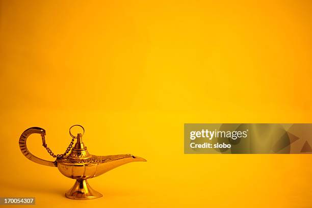 magic lamp - lamp stock pictures, royalty-free photos & images