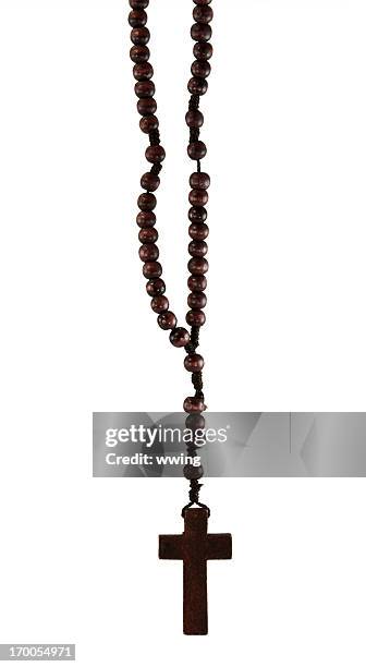 rosary - rosary beads fotografías e imágenes de stock