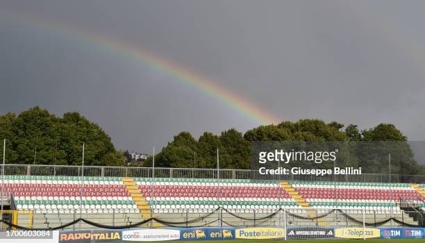 Rainbow during the Italy Women Training Session & Press Conference on September 25, 2023 in Castel di Sangro, Italy.