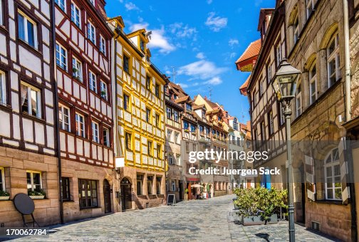 Metà timbered case in Norimberga ´ s Weissgerbergasse Metà timbered case in Norimberga ´ s Weissgerbergasse