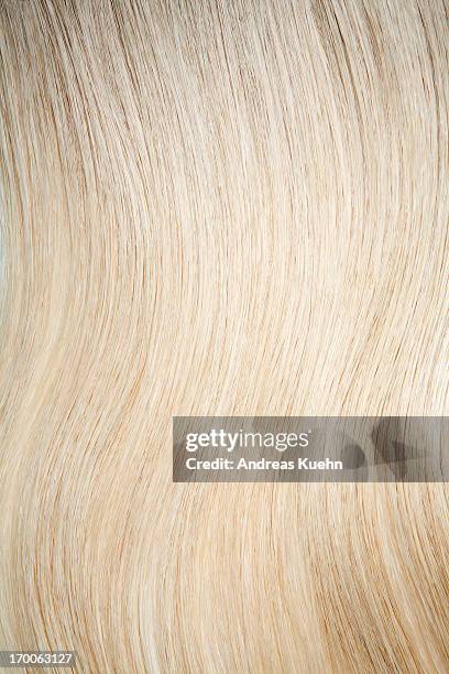 tight shot of shiny blond hair. - pelo rubio fotografías e imágenes de stock