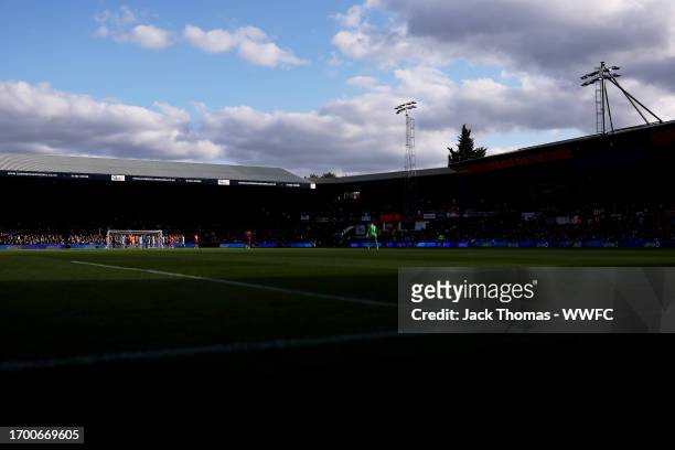 General view during the Premier League match between Luton Town and Wolverhampton Wanderers at Kenilworth Road on September 23, 2023 in Luton,...