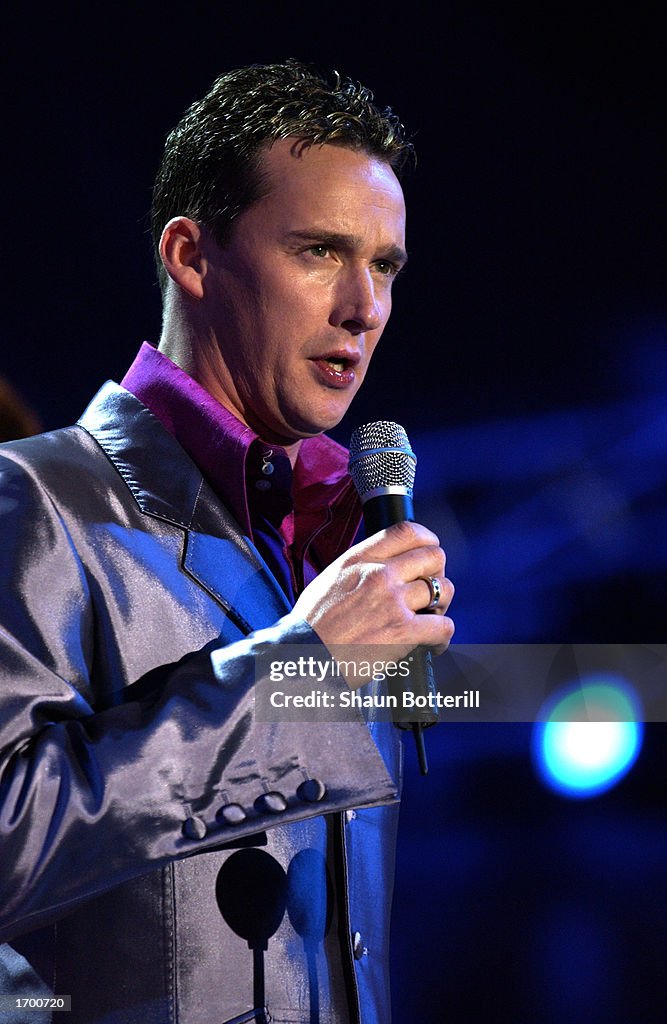 Russell Singer Opera singer Russell Watson sings before the AXA sponsored FA Cup ...