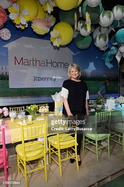 Martha Stewart attends jcpenney the launch of its new Home department, featuring exclusive designer collections by Martha Stewart, Jonathan Adler,...