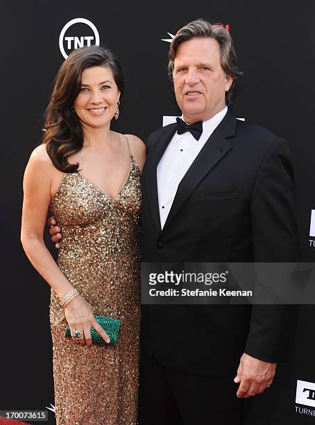 Actress Daphne Zuniga and David Mleczko attend AFI's 41st Life Achievement Award Tribute to Mel Brooks at Dolby Theatre on June 6, 2013 in Hollywood,...
