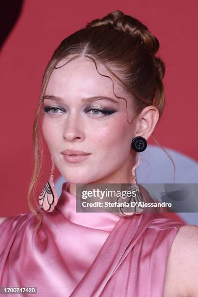 Larsen Thompson attends the CNMI Sustainable Fashion Awards 2023 during the Milan Fashion Week Womenswear Spring/Summer 2024 on September 24, 2023 in...