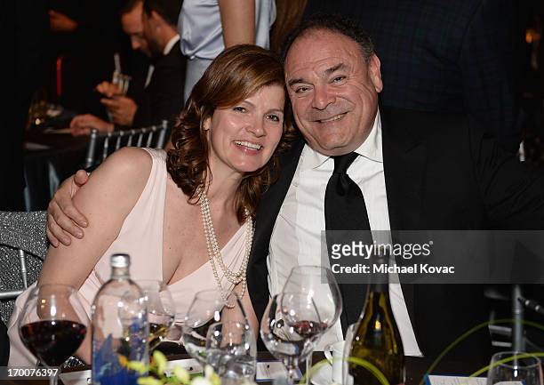 Executive Vice President and Chief Communications Officer, CBS Corporation Gil Schwartz and wife, Laura Schwartz attend 41st AFI Life Achievement...