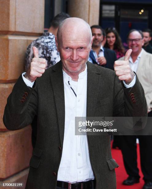 Paul Laverty attends the London Premiere of "The Old Oak" at Vue West End on September 25, 2023 in London, England.