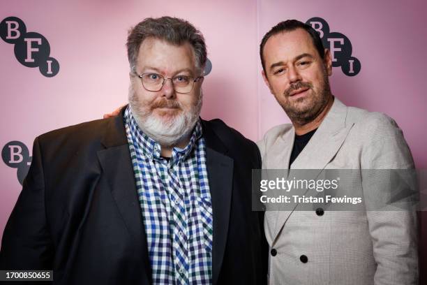 Danny Dyer and Justin Johnson attend the Danny Dyer In Conversation event at BFI Southbank on September 25, 2023 in London, England.