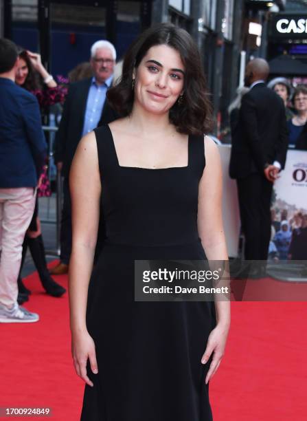 Ebla Mari attends the London Premiere of "The Old Oak" at Vue West End on September 25, 2023 in London, England.