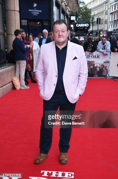 Dave Turner attends the London Premiere of "The Old Oak" at Vue West End on September 25, 2023 in London, England.