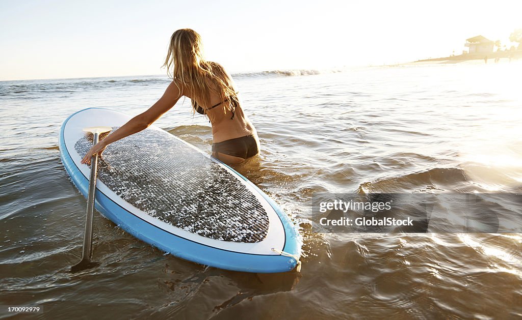 Sunset paddle