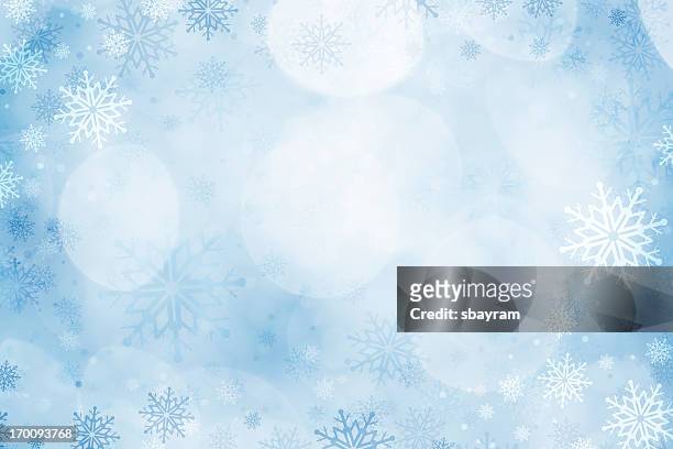 christmas snowflakes background - winter stock pictures, royalty-free photos & images