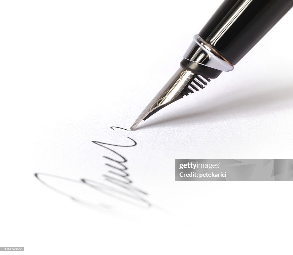 Signing a Blank Document